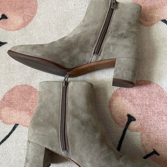 VIA SPIGA GREY SUEDE ANKLE BOOTS - Picture 3 of 6